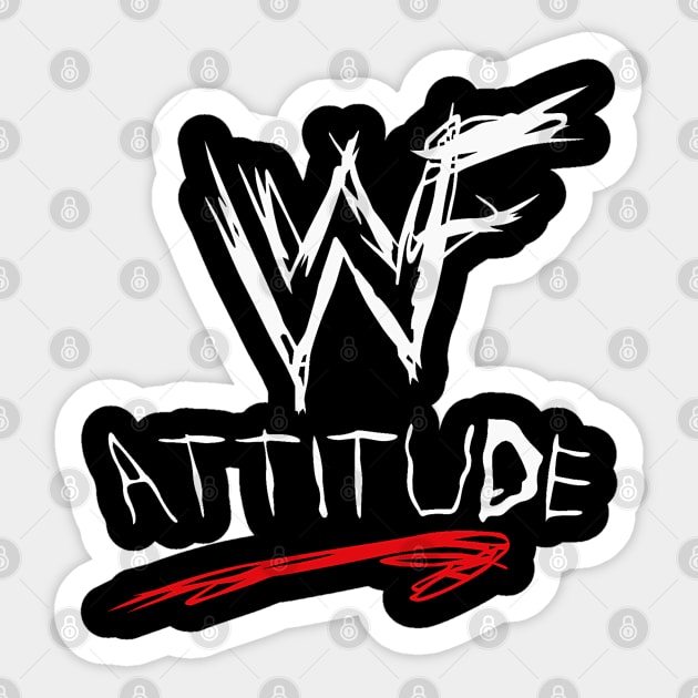 WWF Attitude Sticker by nicklower